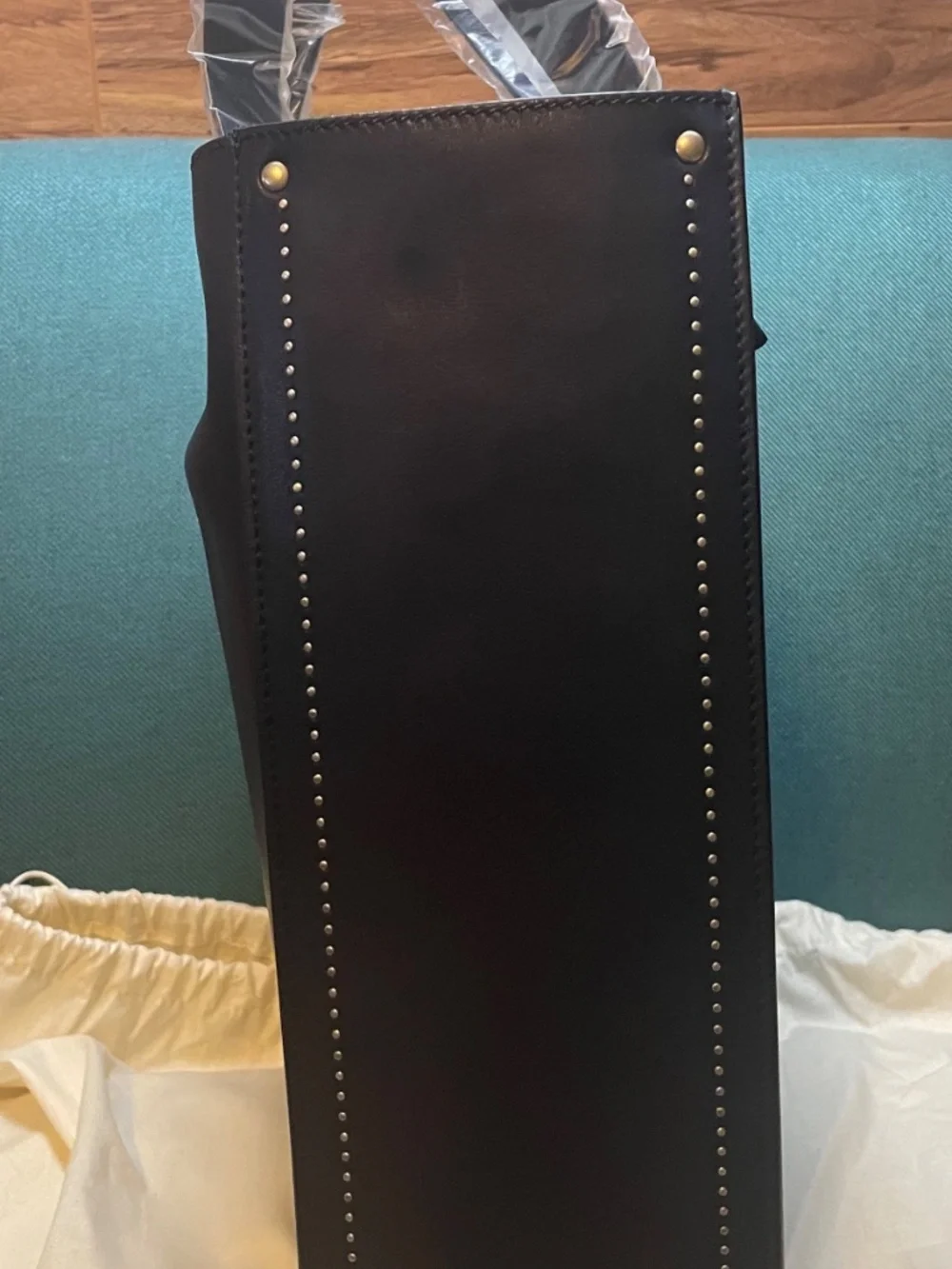 Salvatore Ferragamo -  Studded Shopper Tote - MSRP 1300 - Made in Italy
